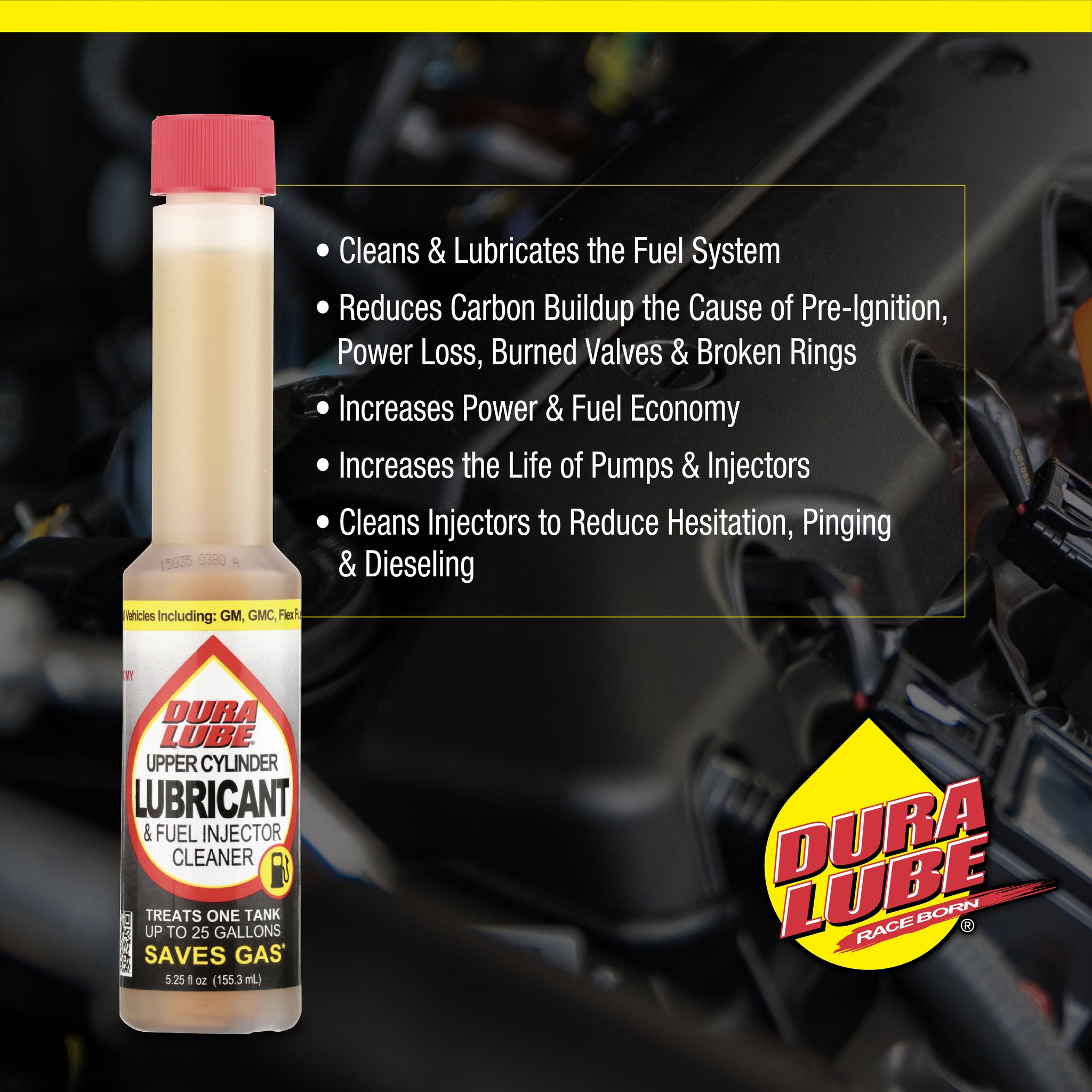 DURA LUBE UPPER CYLINDER LUBRICANT & FUEL INJECTOR CLEANER / 5.25